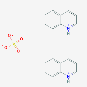 molecular formula C18H16N2O4S B8113599 硫酸喹啉盐 