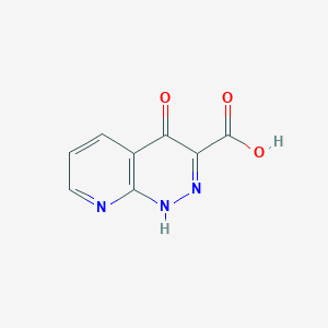 molecular formula C8H5N3O3 B8113705 4-Oxo-1,4-dihydropyrido[2,3-c]pyridazine-3-carboxylic acid 