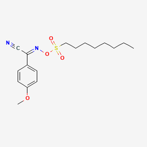 molecular formula C17H24N2O4S B8113722 2-(Octylsulfonyloxyimino)-2-(4-methoxyphenyl)acetonitrile 