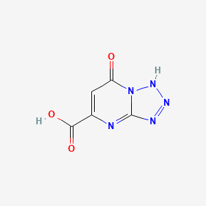 molecular formula C5H3N5O3 B8113741 Tetrazolo[1,5-a]pyrimidine-5-carboxylic acid, 1,7-dihydro-7-oxo- 
