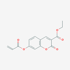 molecular formula C15H12O6 B8113887 Ethyl 7-(acryloyloxy)-2-oxo-2h-chromene-3-carboxylate 