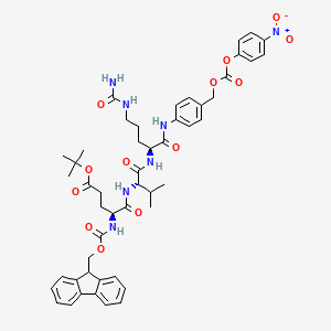 molecular formula C49H57N7O13 B8113892 Fmoc-Glu-(Boc)-Val-Cit-PAB-PNP 