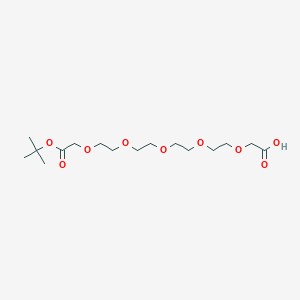 molecular formula C16H30O9 B8113908 Boc-PEG4-acid 