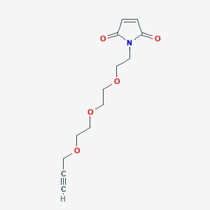 molecular formula C13H17NO5 B8113946 Mal-PEG3-Propargyl 
