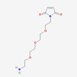 molecular formula C12H20N2O5 B8113947 Mal-PEG3-amine 