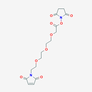 molecular formula C16H20N2O9 B8113958 Mal-PEG3-C1-NHS ester 