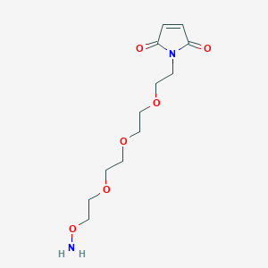 molecular formula C12H20N2O6 B8113976 Mal-PEG3-oxyamine 