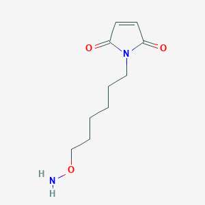 molecular formula C10H16N2O3 B8113984 1-(6-(氨基氧基)己基)-1H-吡咯-2,5-二酮 