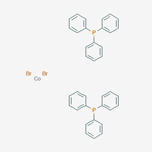 molecular formula C36H30Br2CoP2 B081140 二溴双(三苯基膦)钴 CAS No. 14126-32-0