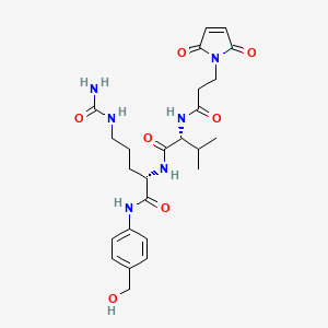 molecular formula C25H34N6O7 B8114108 MC(C2)-Val-Cit-PAB-OH 