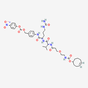 molecular formula C39H53N7O12 B8114158 TCO-PEG1-Val-Cit-PAB-PNP 