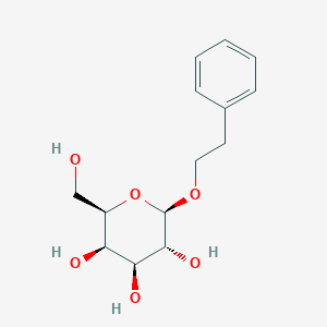 molecular formula C14H20O6 B081143 苯乙基-β-D-半乳糖吡喃苷 CAS No. 14861-16-6