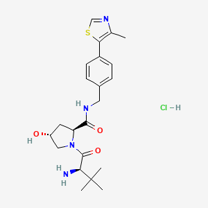 molecular formula C22H31ClN4O3S B8114421 VHL Ligand 1 HCl salt 