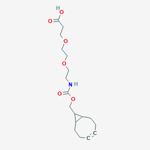 molecular formula C18H27NO6 B8114427 BCN-PEG2-acid 