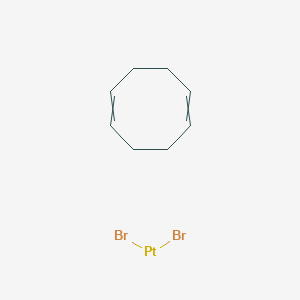molecular formula C8H12Br2Pt B8114503 Dibromo(cycloocta-1,5-diene)platinum(II) 