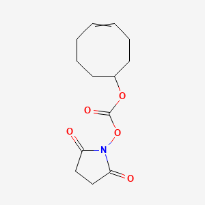 molecular formula C13H17NO5 B8114536 (4E)-TCO-NHS ester 