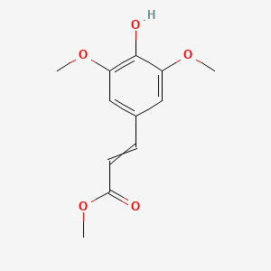 molecular formula C12H14O5 B8114546 Methyl 4-hydroxy-3,5-dimethoxycinnamate; Sinapic acid methyl ester 
