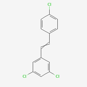 1,3-Dichloro-5-[2-(4-chlorophenyl)ethenyl]benzene