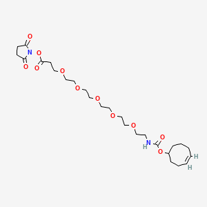 molecular formula C26H42N2O11 B8114704 TCO-PEG5 NHS ester 