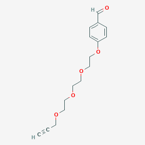 molecular formula C16H20O5 B8114728 Ald-benzyl-PEG4-propargyl 