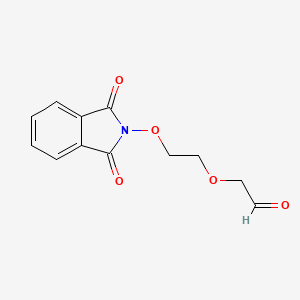 molecular formula C12H11NO5 B8114736 Phthalamidoxy-PEG1-CH2-ald 