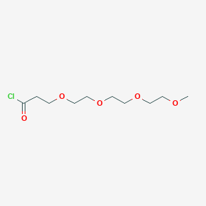 molecular formula C10H19ClO5 B8114844 2,5,8,11-Tetraoxatetradecan-14-oyl chloride 