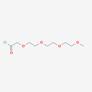 molecular formula C9H17ClO5 B8114845 2,5,8,11-Tetraoxatridecan-13-oyl chloride 