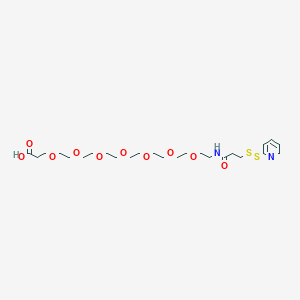 molecular formula C25H42N2O10S2 B8114886 Spdp-peg6-CH2CH2cooh 