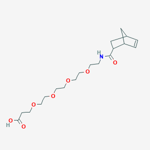 1-(Bicyclo[2.2.1]hept-5-en-2-yl)-1-oxo-5,8,11,14-tetraoxa-2-azaheptadecan-17-oic acid