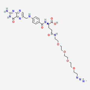 molecular formula C29H39N11O9 B8114923 Folate-PEG4-Azide 