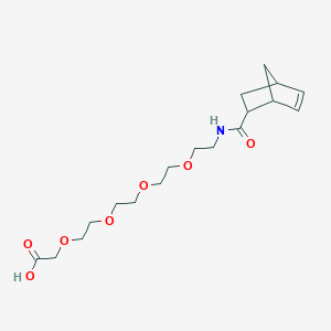 molecular formula C18H29NO7 B8114926 Norbornene-PEG4 acetic acid 