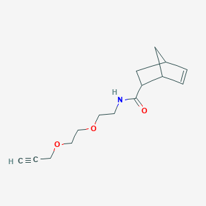 molecular formula C15H21NO3 B8114965 Norbornene-PEG2 Propargyl 
