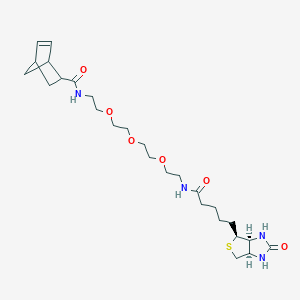 molecular formula C26H42N4O6S B8115002 Norbornene-PEG3 Biotin 