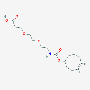 molecular formula C16H27NO6 B8115149 TCO-PEG2-acid 