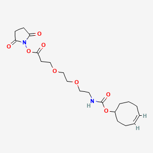 molecular formula C20H30N2O8 B8115160 TCO-PEG2-NHS ester 