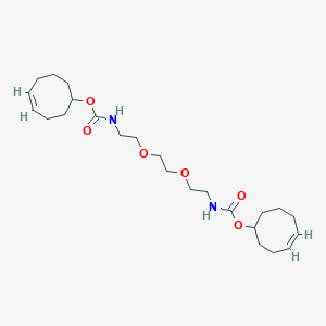 molecular formula C24H40N2O6 B8115261 Bis-TCO-PEG2 