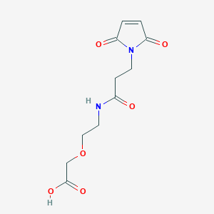 Mal-propionylamido-PEG1-acetic acid