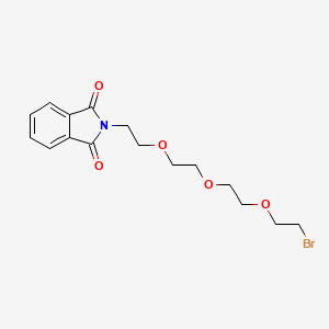 molecular formula C16H20BrNO5 B8115346 Bromo-PEG3-phthalimide 