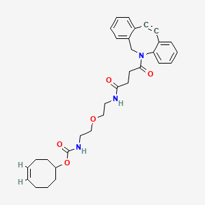 molecular formula C32H37N3O5 B8115365 TCO-PEG1-amido-DBCO 