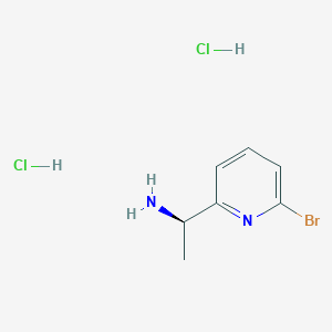 molecular formula C7H11BrCl2N2 B8115464 (R)-1-(6-Bromopyridin-2-yl)ethanamine dihydrochloride 
