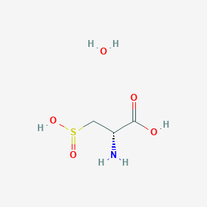 molecular formula C3H9NO5S B8115490 Sulfino-L-alanine hydrate 