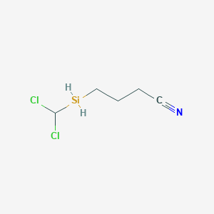 molecular formula C5H9Cl2NSi B8115519 4-(Dichloromethylsilyl)butanenitrile 