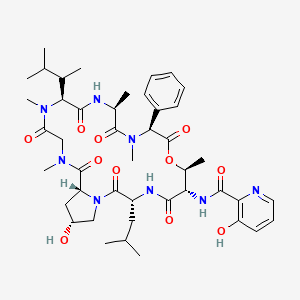molecular formula C44H62N8O11 B8115618 Etamycin A 