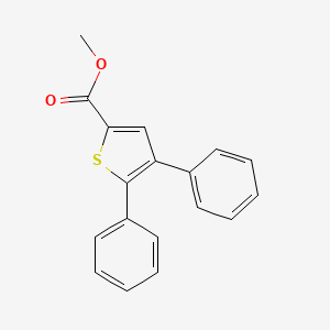 molecular formula C18H14O2S B8115646 Methyl 4,5-diphenylthiophene-2-carboxylate 