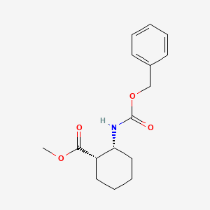 Cis-methyl-2-{[(benzyloxy)carbonyl]amino}cyclohexane-1-carboxylate