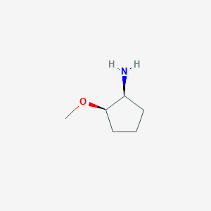 molecular formula C6H13NO B8115682 (1S,2R)-2-Methoxy-cyclopentylamine 