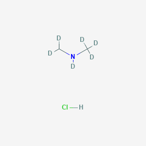 molecular formula C2H8ClN B8115690 N,1,1,1-tetradeuterio-N-(dideuteriomethyl)methanamine;hydrochloride 