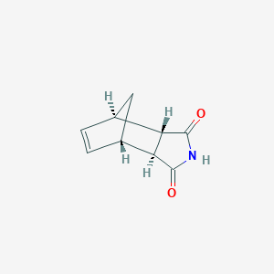 molecular formula C9H9NO2 B8115702 (1S,2S,6S,7R)-4-azatricyclo[5.2.1.02,6]dec-8-ene-3,5-dione 