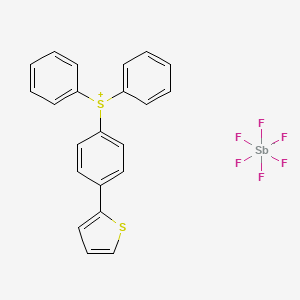 Diphenyl-(4-thiophen-2-ylphenyl)sulfanium;hexafluoroantimony(1-)