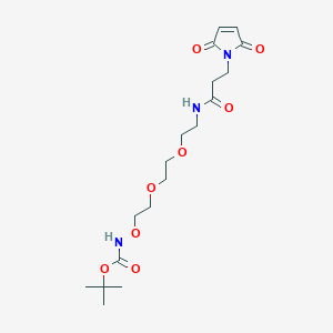 Mal-amide-PEG2-oxyamine-Boc